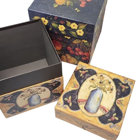 Vintage Farmhouse Decorative Boxes - Picture 2 of 5